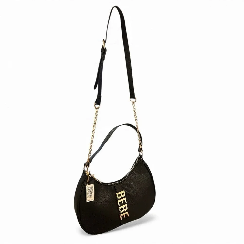 Bebe Emmett Small‎ Hobo Bag - Black - NWT